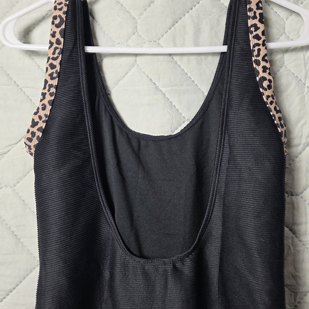 Womens leopard  Animal print one piece Pink Lily Sexy Swimsuit Size L - Picture 6 of 8